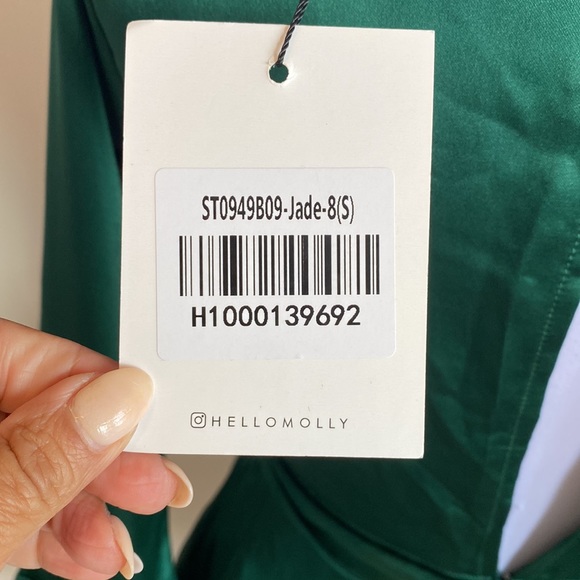 Hello Molly Sail Away To China Jade Satin Dress - Picture 6 of 10